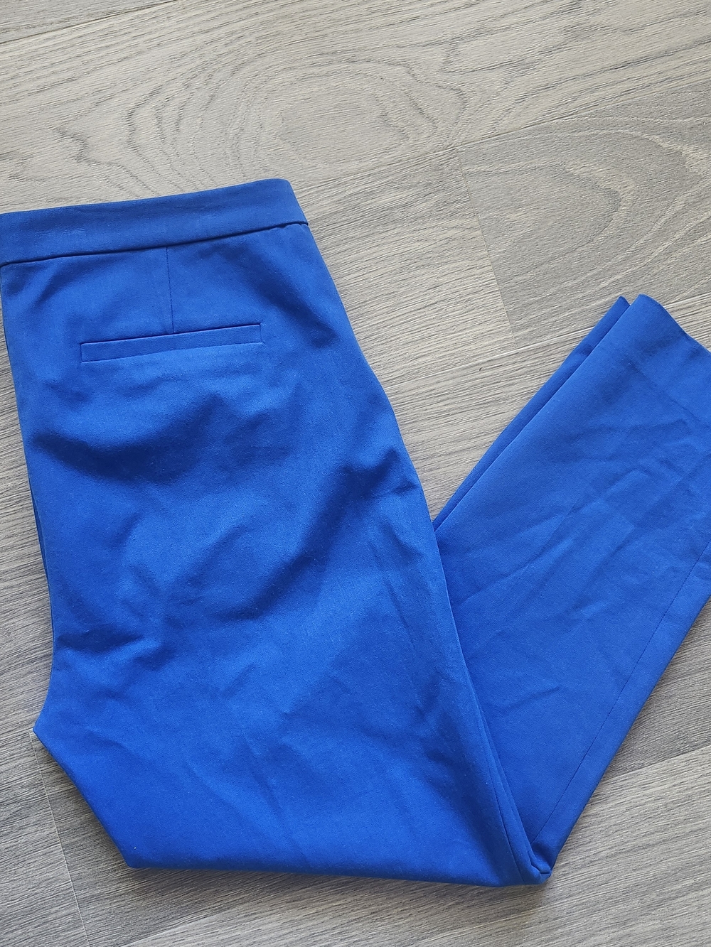 J. Crew Women's Tailored Pants Royal Blue Stretch